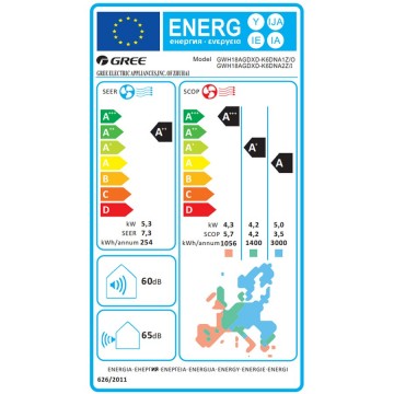 Gree Aura GRC/GRCO-181QI/KAR-N7 Κλιματιστικό Inverter 18000 BTU A++/A+++ Gree Aura GRC/GRCO-181QI/KAR-N7 Κλιματιστικό Inverter 18000 BTU A++/A+++